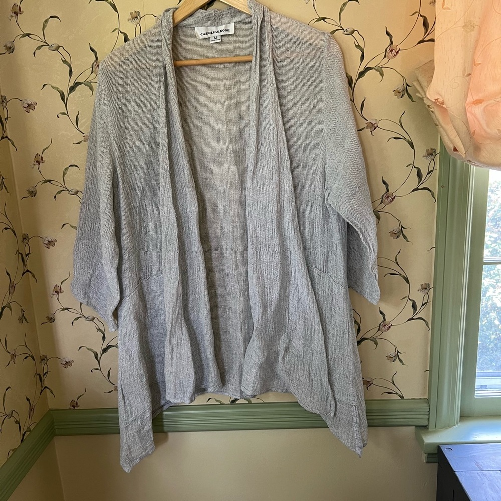 Caroline Rose Linen cardigan